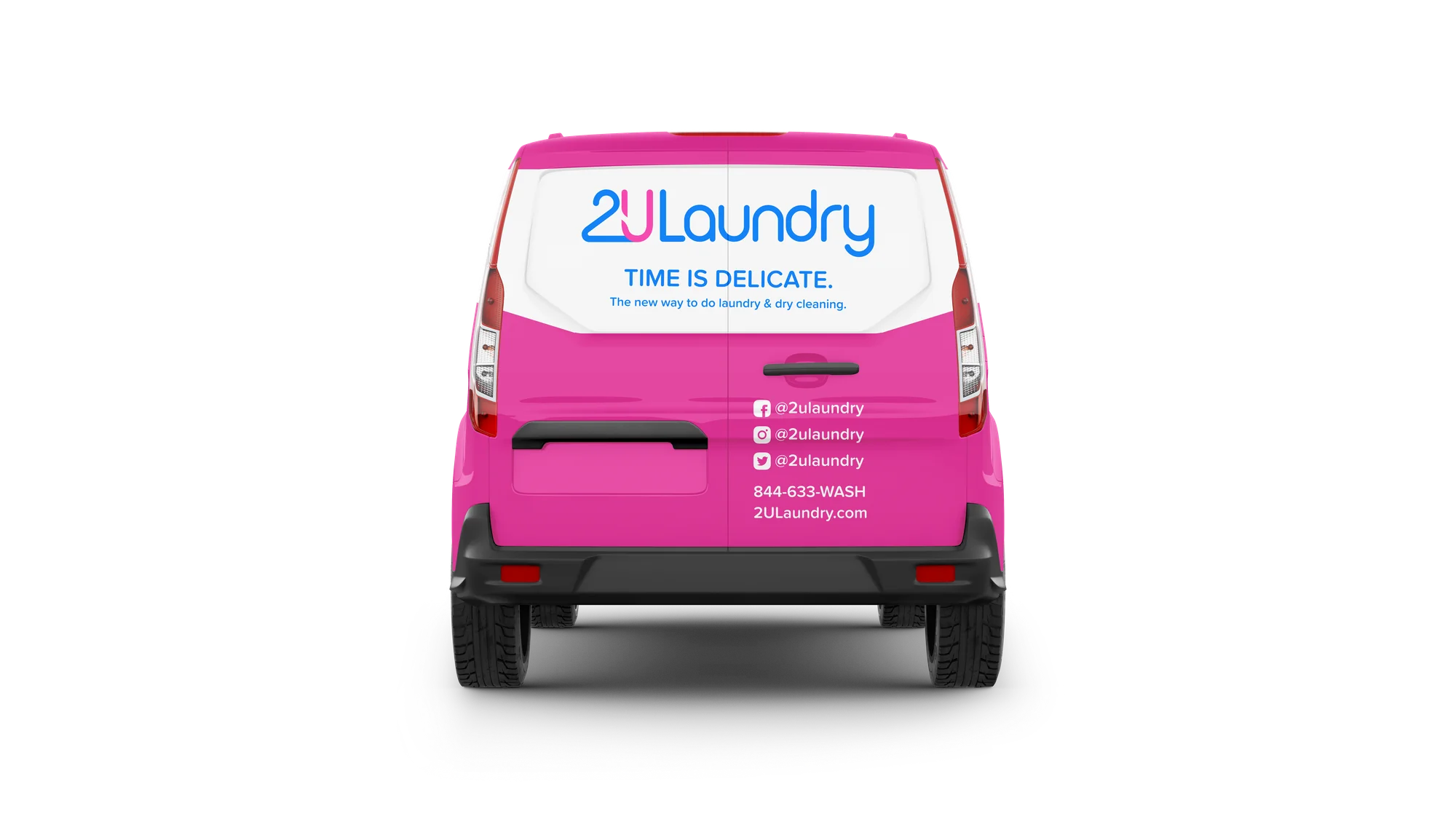 2ULaundry branded delivery van