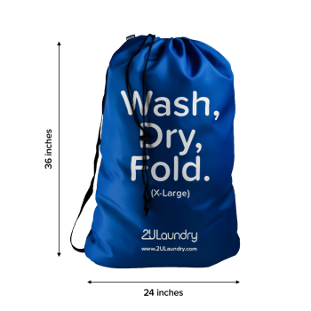 Wash and Fold Laundry Bag | 2ULaundry Delivery Service | Laundry Bag for Wash and Fold Service